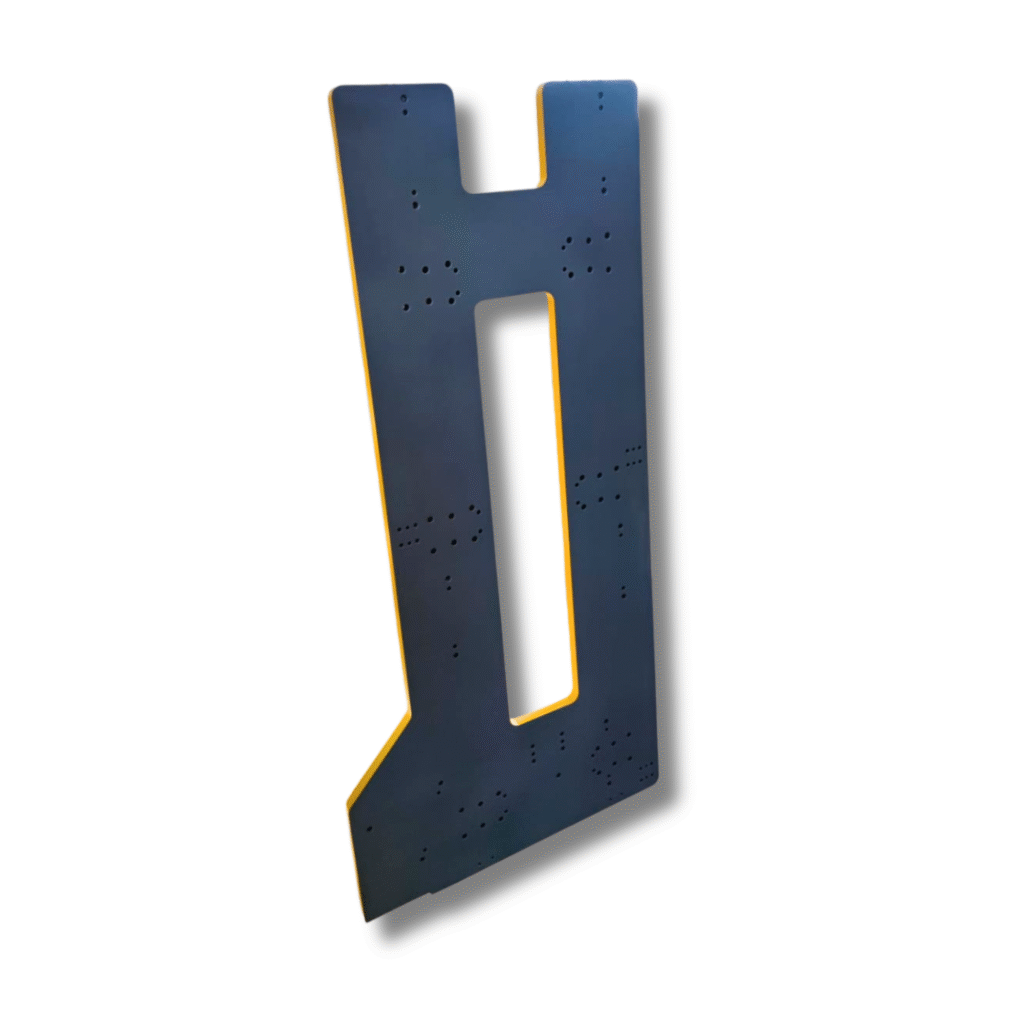 CNC-gefräste Werkzeugplatte mit präzisen Bohrungen für Montage und Spannvorrichtungen Einzelanfertigung